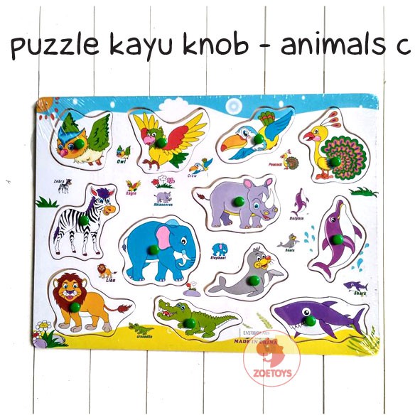 ZOETOYS Puzzle Kayu Knob | Puzzle | Puzzle kayu | Puzzle knob