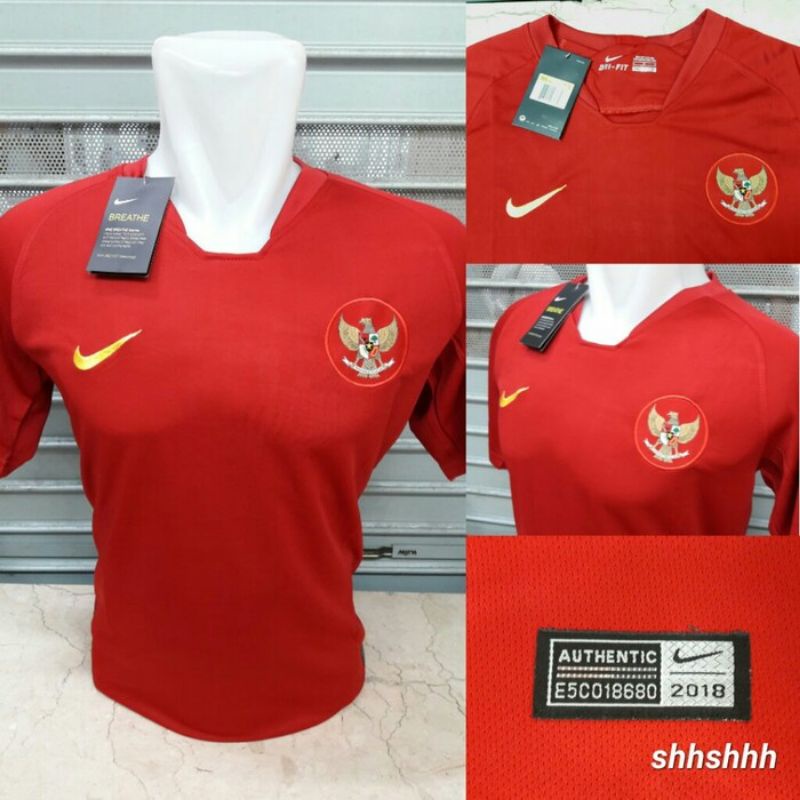 Jersey bola timnas indo indonesia home nike Grade Ori Thailand