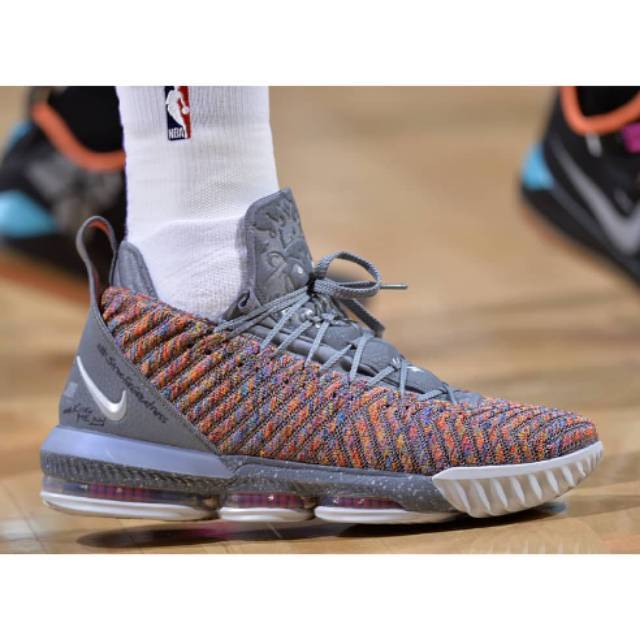 nike lebron 16 multicolor