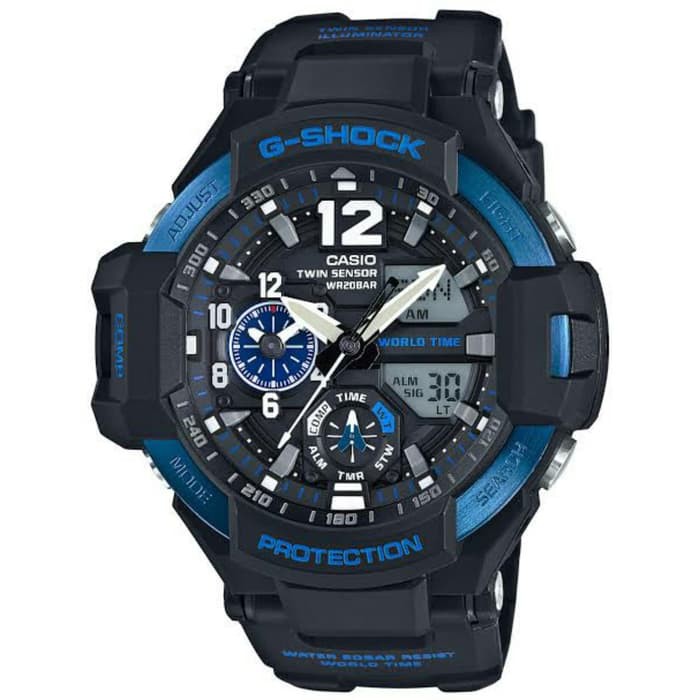 Pria ORIGINAL Casio Gshock GA-1100-2B GA1100 GARANSI RESMI