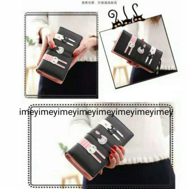 Dompet murah fashion cat seri 3baris pjg