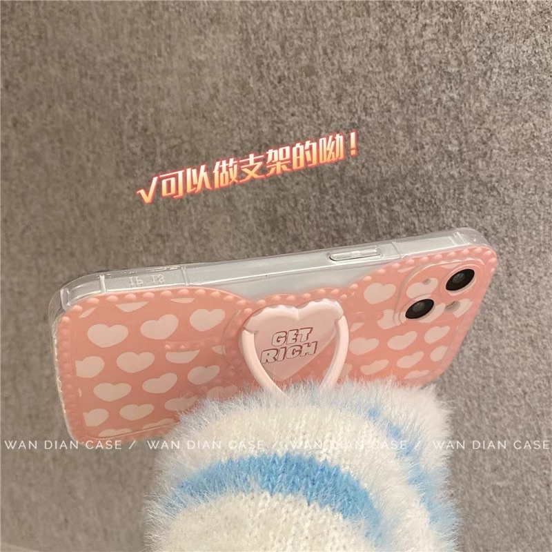 Dusty Pink Bow Softcase lucu for iphone XS Max XR 11 Pro Max 12 Pro Max 13 Pro Max
