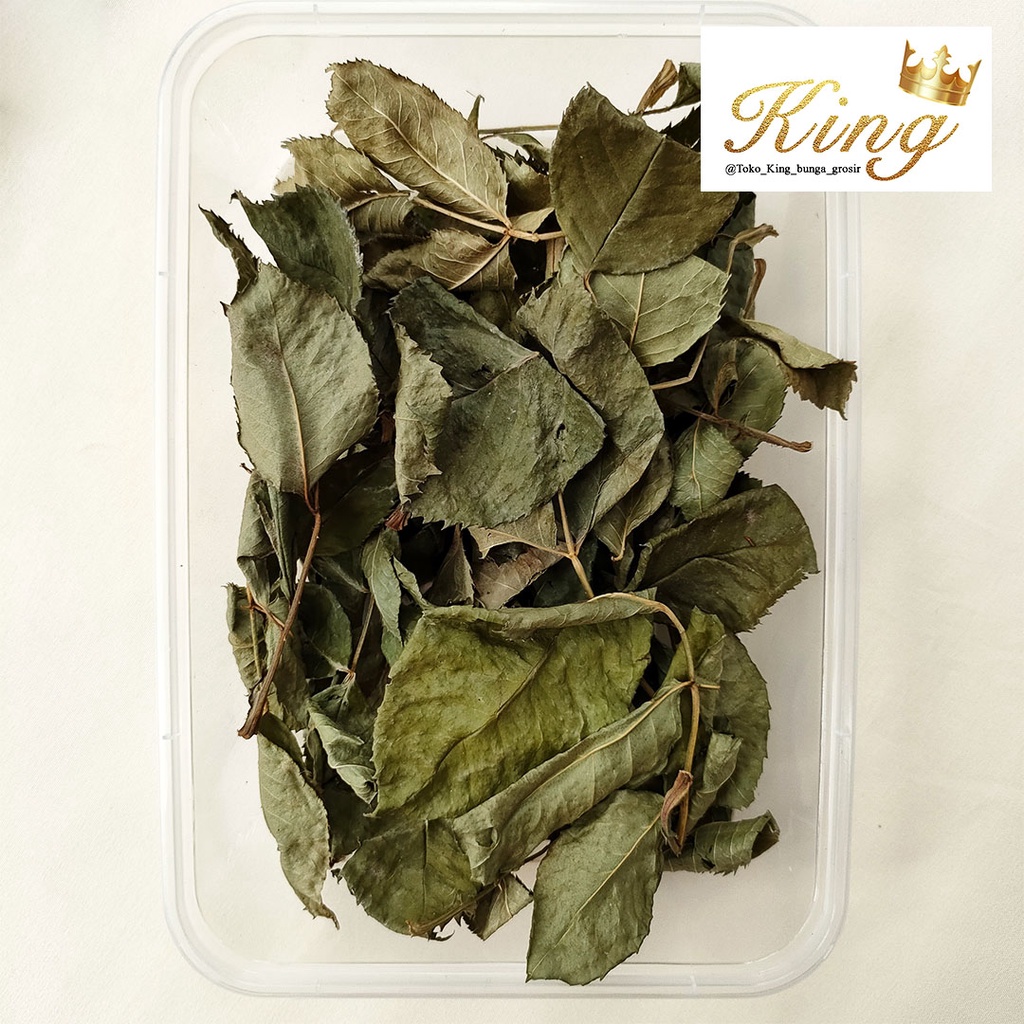 Dried Rose Leaf Daun Bunga Mawar Kering Asli Impor Dekorasi Hias