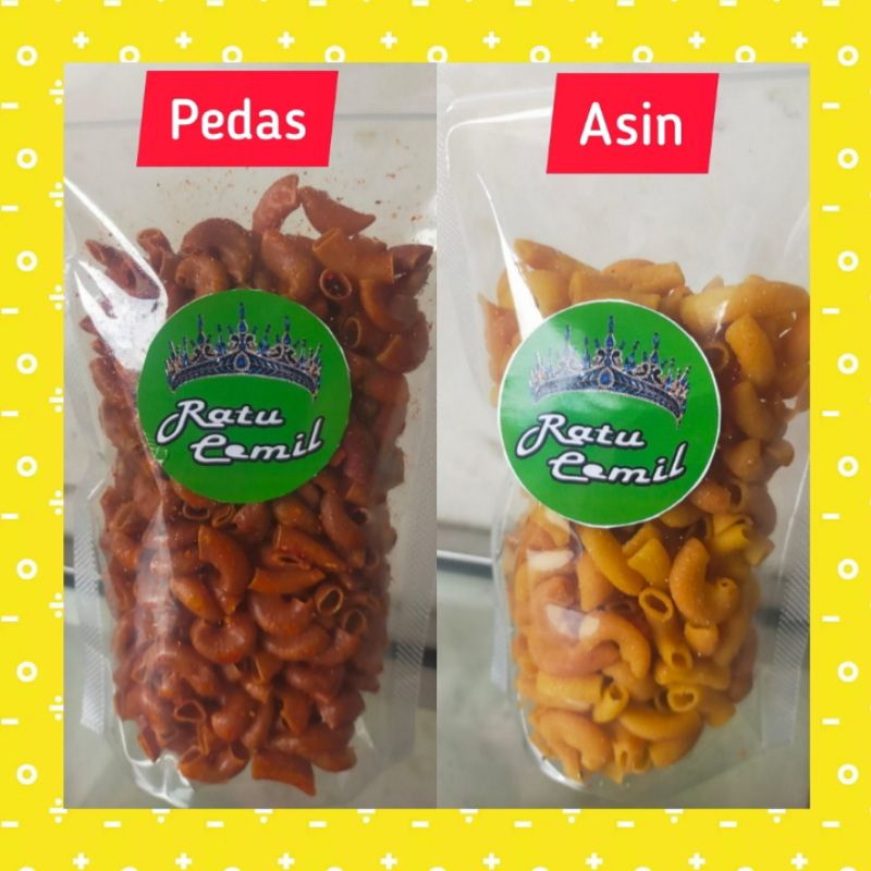 

Snack Cemilan Makaroni Pedas & Asin