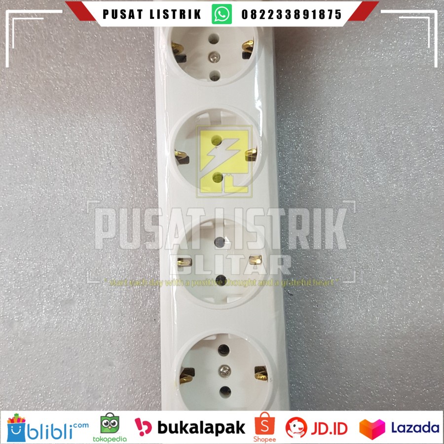 STOP KONTAK BROCO TEMPEL LUBANG ISI 3,4,5, 6 TERMINAL KUNINGAN ASLI STOP KONTAK OUTBOW BROCO
