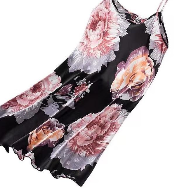 Ω ✅ Baju tidur seksi Baju rumah santai seksi dress santai dress tidur seksi Bahan silk sutra halus ✤