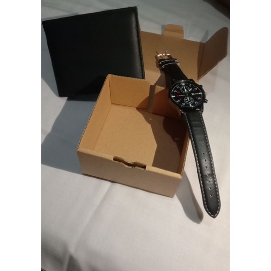 HAMPERS PRIA / KADO ULANG TAHUN / DOMPET LIPAT / JAM TANGAN MURAH