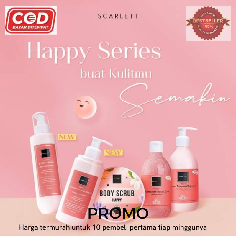 Scarlett Happy Terbaru Scarlet Skarlet Lotion Handbody Pemutih Badan