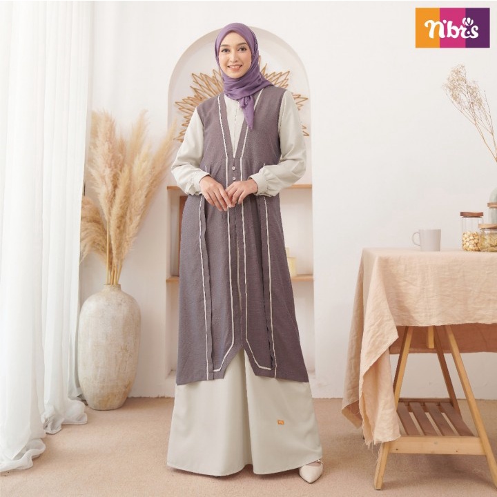 Gamis Nibras NB B66 / Fashion Muslim Gamis Terbaru 2022 / Dress Muslim