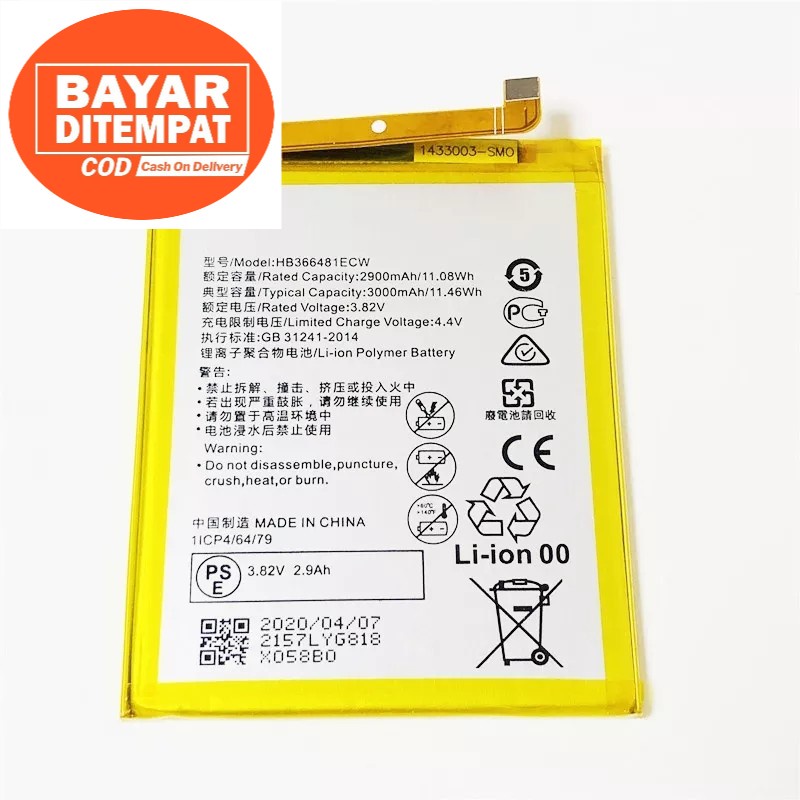 Batre Baterai Batere Battery Huawei Honor 9 lite Honor 9i HB366481ECW