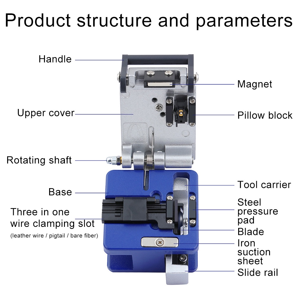 Fibre Cleaver Model Sumitomo FC-6S FO/Fiber Optic/Optik Fiber Konektor Fiber Optik Presisi Tinggi