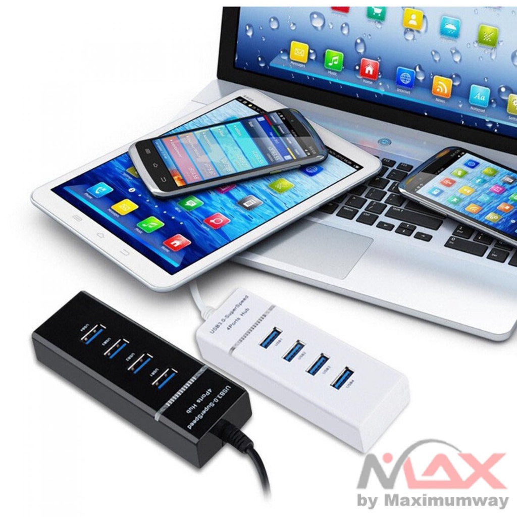 High Speed 4 Ports USB HUB 3.0 Adapter aksesoris kompute computer cabang USB spliter split 4 Ports 2.0 3.0 USB HUB Splitter High Speed Multi Splitter USB Adapter Expander Cable For Desktop PC Laptop Adapter USB HUB