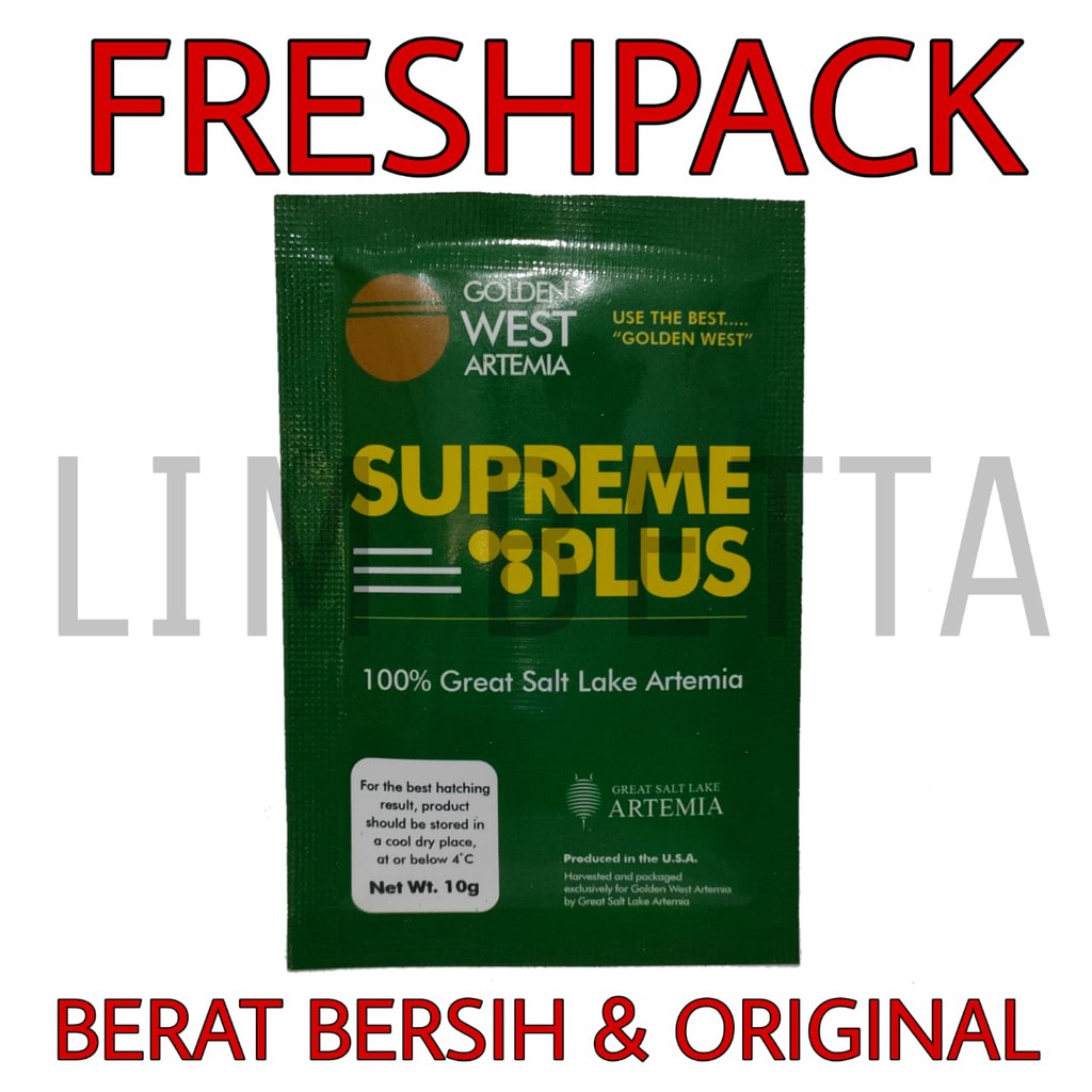 ( FRESHPACK ) ARTEMIA SUPREME 10 GRAM / ARTEMIA SUPREME PLUS