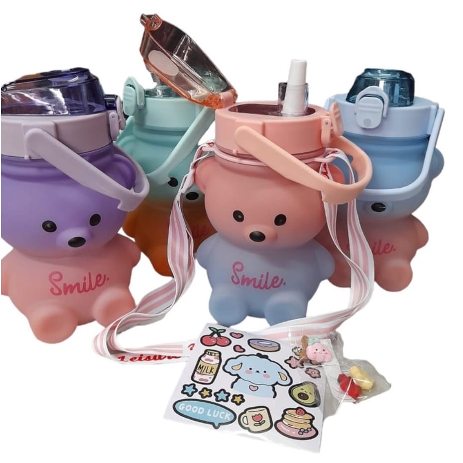 Botol Minum Beruang Gemoy viral 1400 ML