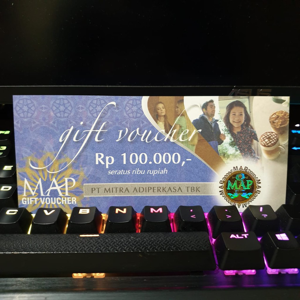 Voucher MAP [Mitra Adi Perkasa] Pecahan 100.000 Rb