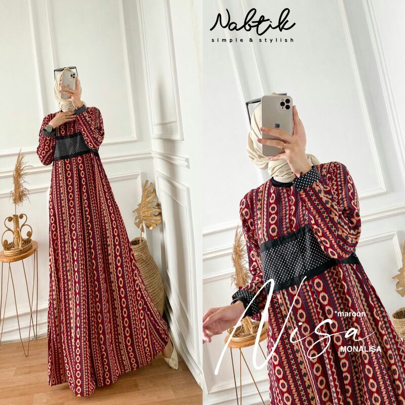 TEA &amp; NISA Maxi Dress Ori by Nabtik