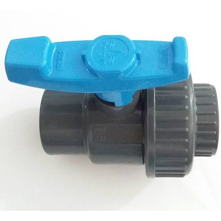 Ballvalve penguin 1 inch - stop kran Ballvalve 1inch Pinguin fitting sambungan kran valve setop kran spare part tangki toren single union