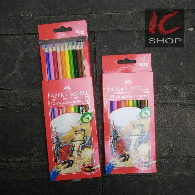 

Pensil Warna Faber Castell 12 Classic (Panjang)