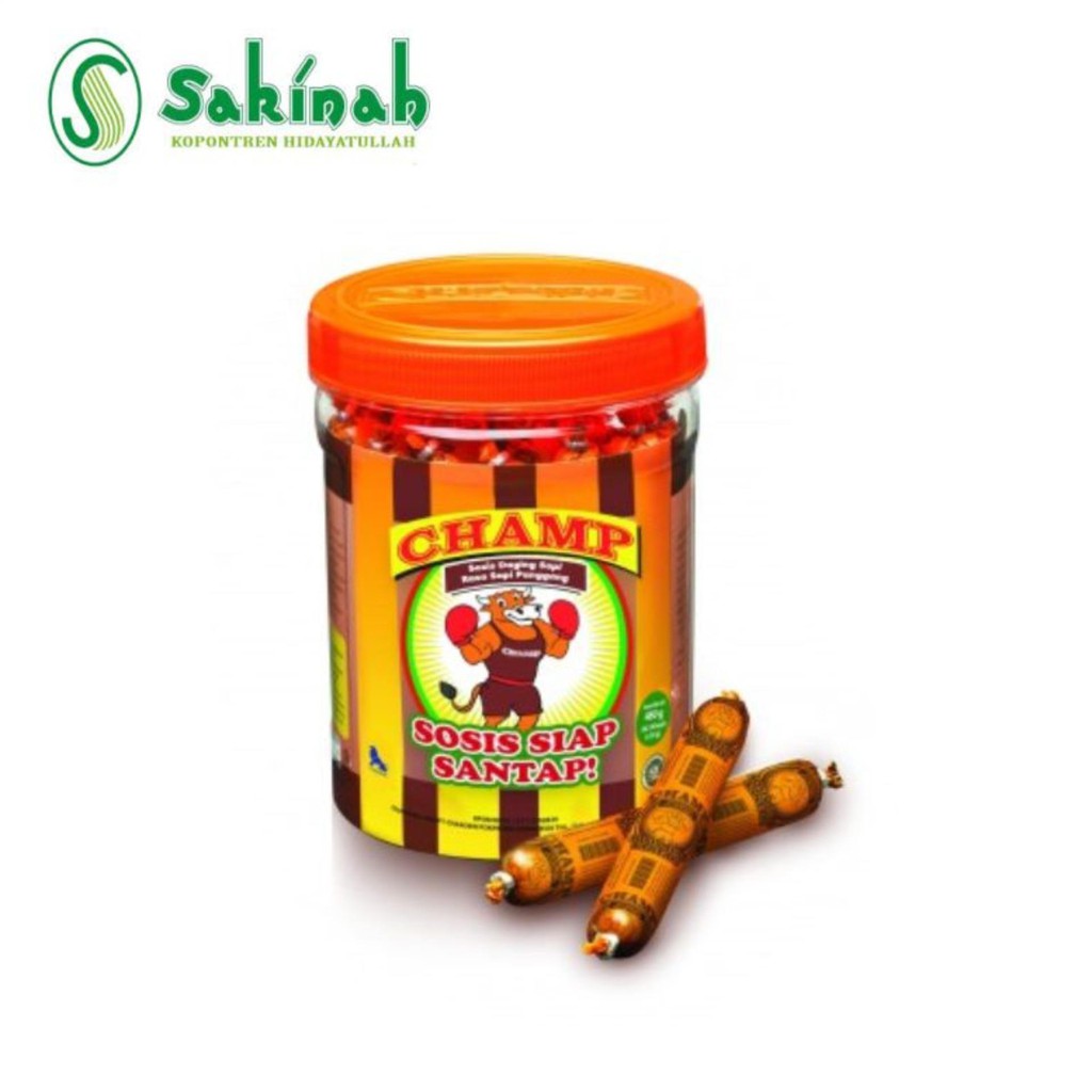 Champ Sosis Sapi 480Gr - Kemasan Toples