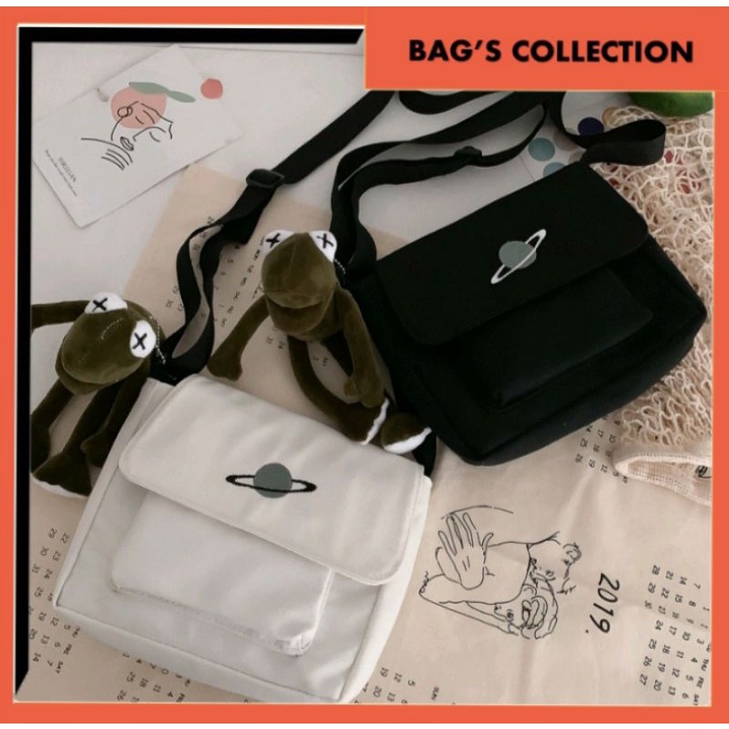 TAS SELEMPANG PLANET ANAK REMAJA/TAS OOTD REMAJA