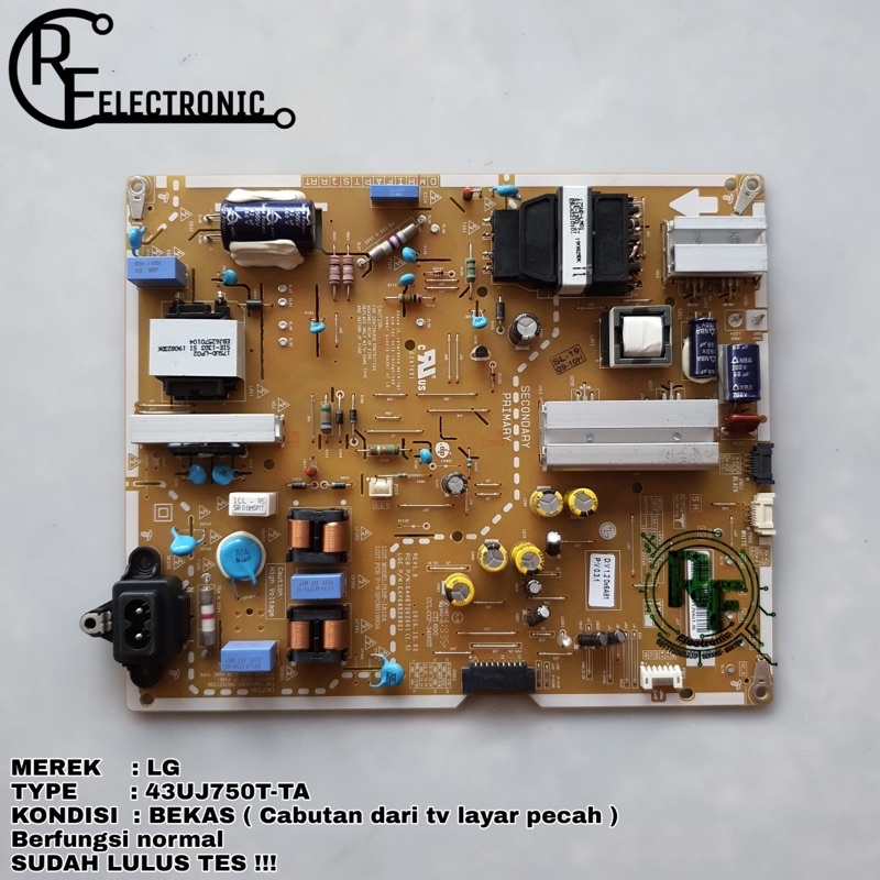 PSU POWER SUPPLY MESIN SMART TV LED LG 43UJ750T-TA 43UJ750T 43UJ750
