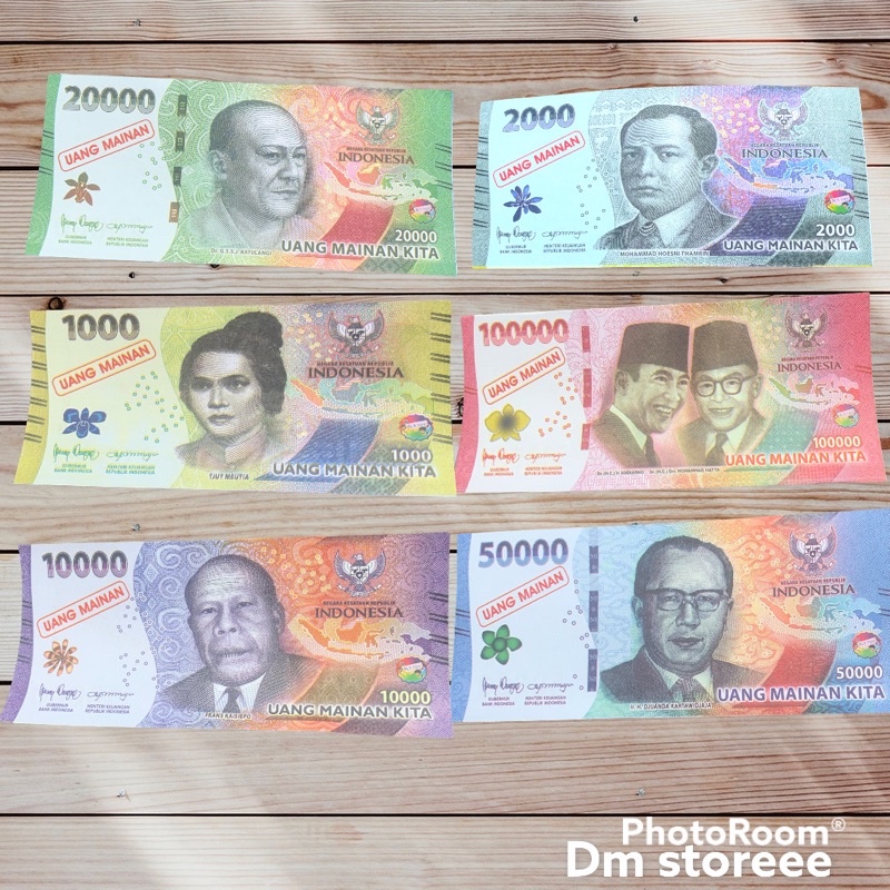 uang mainan baru isi 25 lembar / uang mahar / mainan anak murah grosir / money toys /