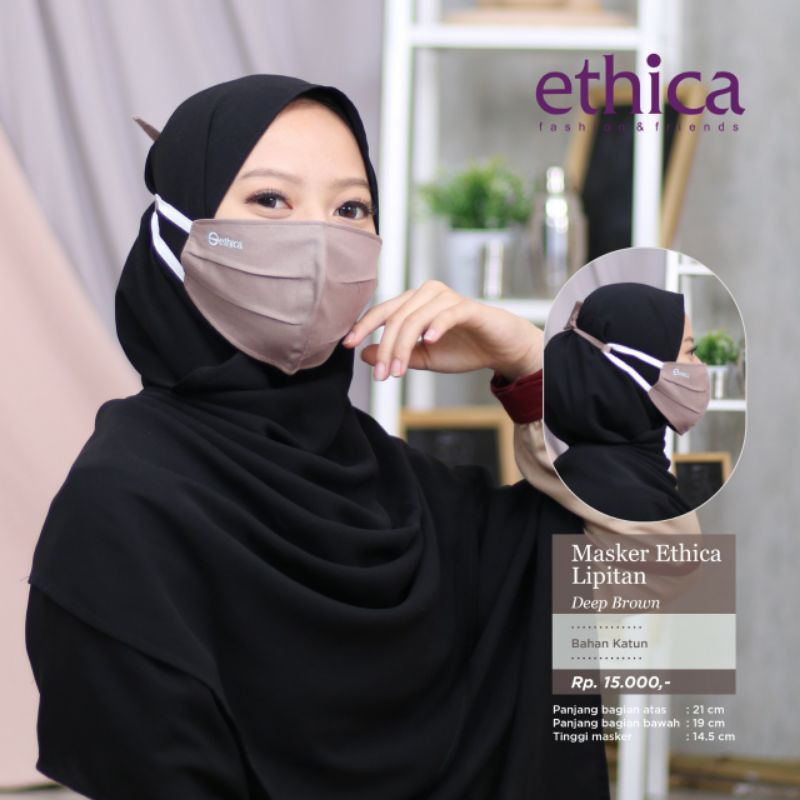 MASKER LIPITAN KAIN KATUN || V2  || ETHICA