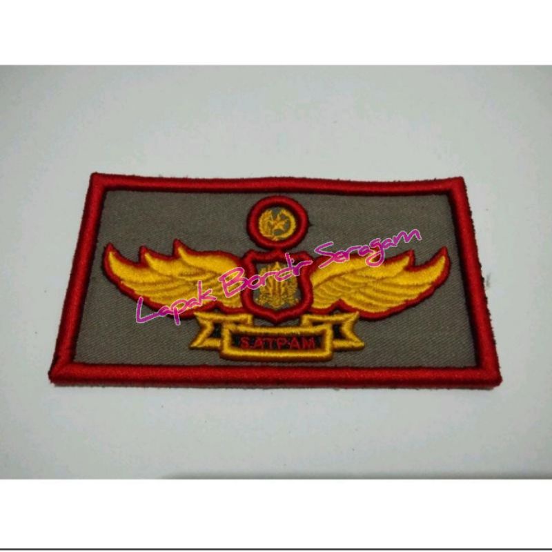 Security Bordir Timbul Satpam Baru Bordir Satpam Timbul