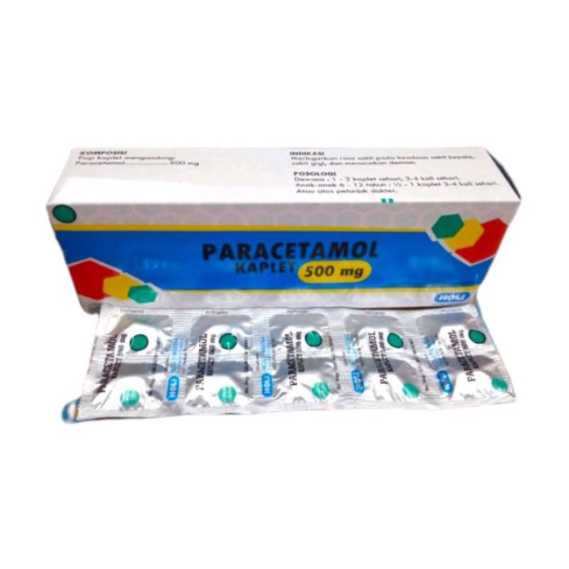 Paracetamol kaplet 500mg