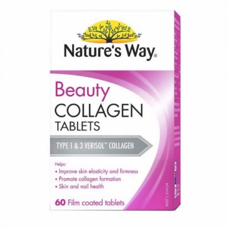 Nature's Way Collagen. Tablet Type 1 & 3 Verisol Collagen