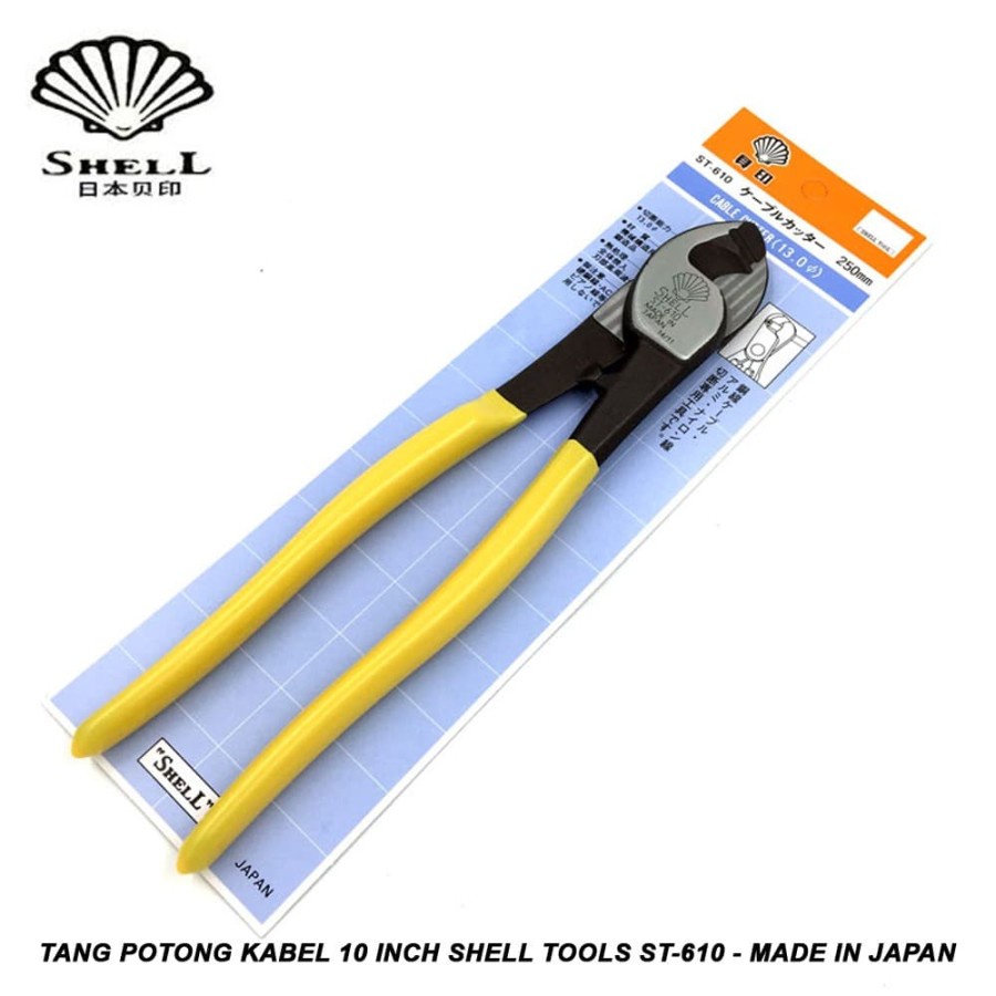 Tang Potong Kabel 10 Inch Shell Tools ST-610 - Made in Japan
