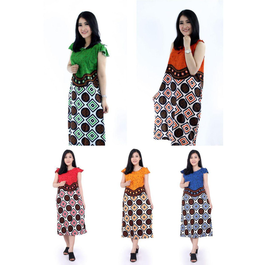  Daster  Yukensi Olivia Daster  Premium  Daster  Batik  Daster  