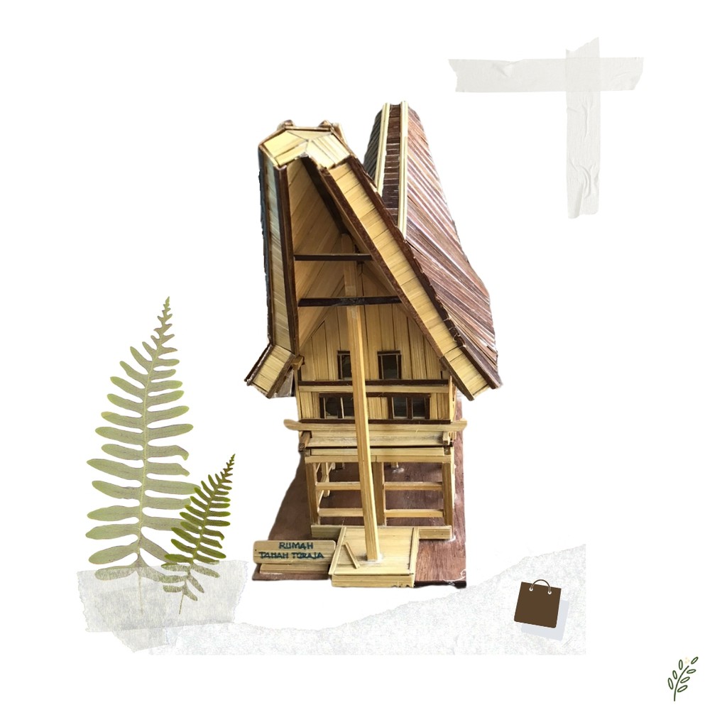 Miniatur Rumah Adat Tongkonan