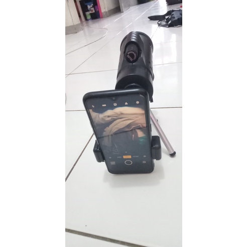 Lensa Tambahan Kamera Handphone HP 40X60 HD Tele Optik Zoom Teleskop Teropong Monoculer Fotografi Macro Kamera HP Universal