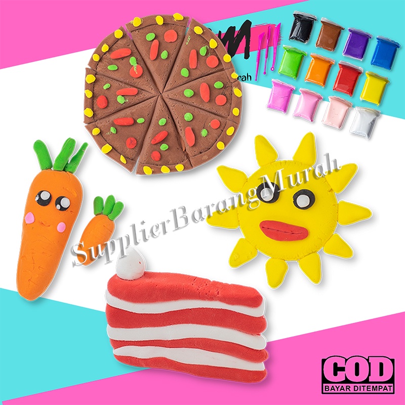 Polymer Clay Mainan Anak Clay Mainan Edukasi HM0482