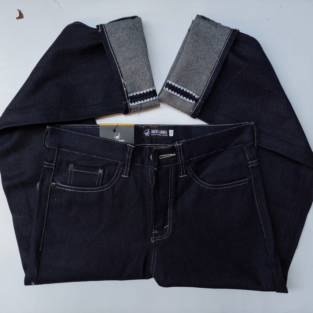 DENIM SELVEDGE | CELANA SELVEDGE 14OZ JACK LABEL JEANS PANJANG PRIA KEREN RETRO TERBARU