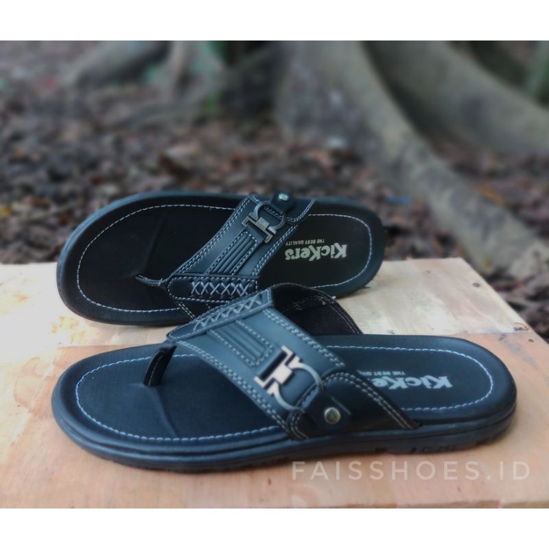 SANDAL SLIDE PRIA BAN 2 SANDAL PESTA/SLOP KONDANGAN  SANDAL PRIA