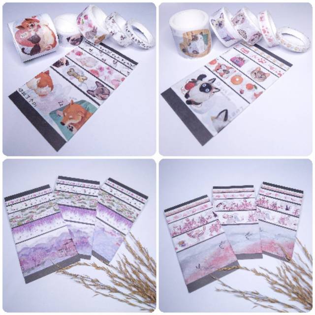 

[SAMPLE] Washi Tape Set 5 pcs @50 cm