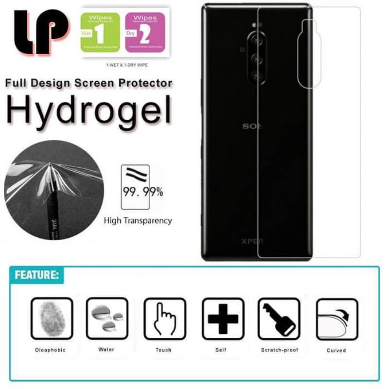 Anti gores Hydrogel belakang Sony xperia 1 docomo softbank Au Global