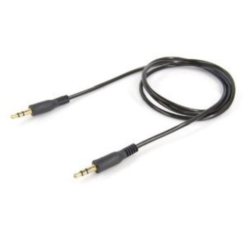 Kabel Audio AUX Jack 3.5mm Panjang 100cm 1m HP Android Samsung Speaker Mobil cable Musik Spotify