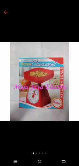 Timbangan Dapur Analog + Wadah Kenmaster Kitchen Scale 5 Kg 5kg