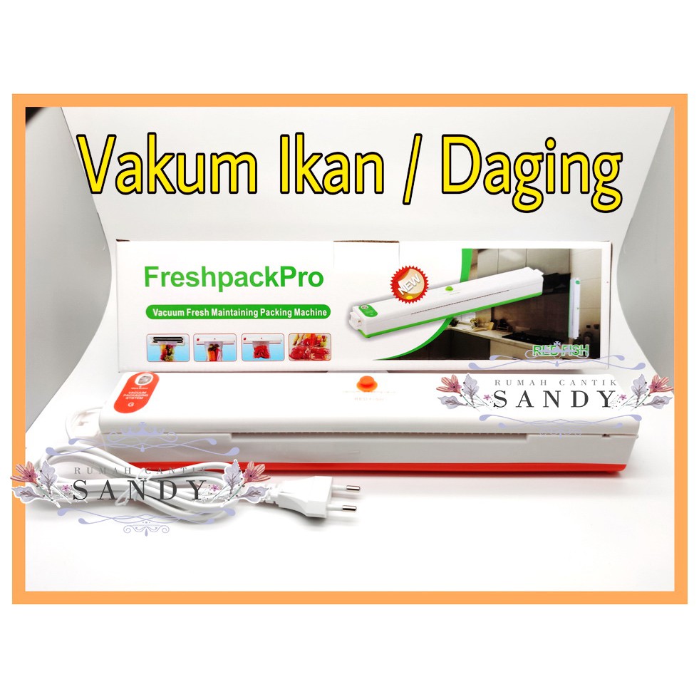 Freshpack Pro ~ Vacum / Vacuum Sealer Makanan ~ Alat Press Mesin Seal