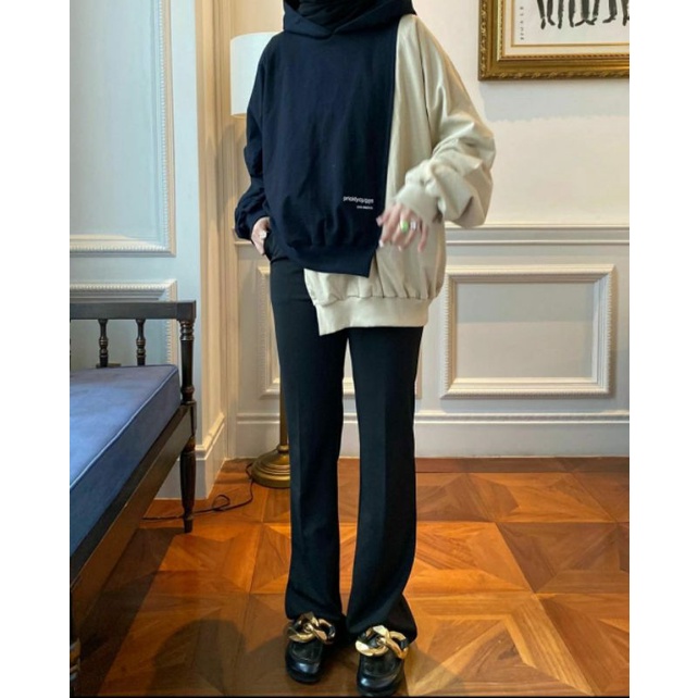 PRICKLYCHOLLA UPDO HOODIE BLACK MIX BEIGE