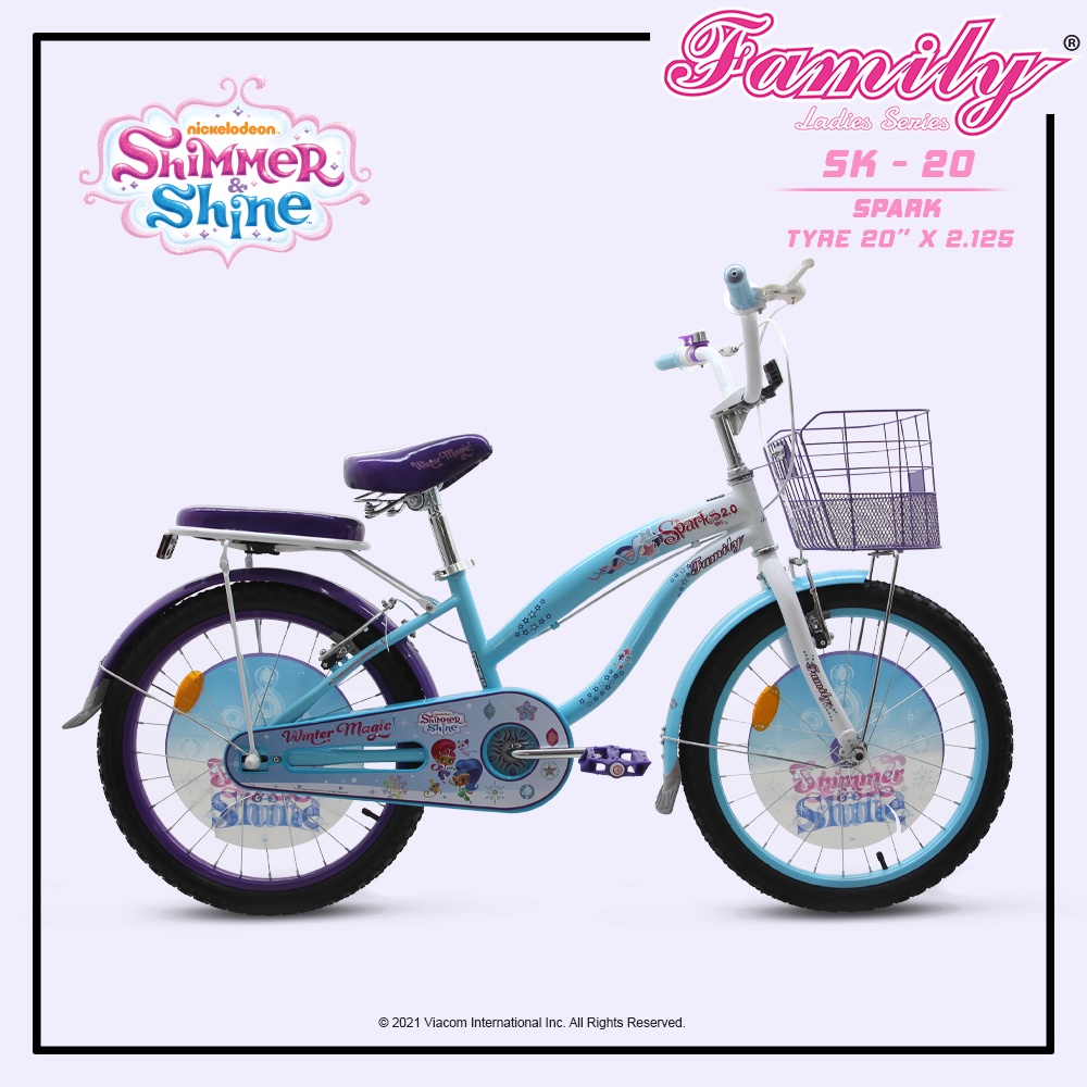 Bazar Sepeda - Sepeda Anak Remaja Cewek Mini 20 Inch Family Sparks