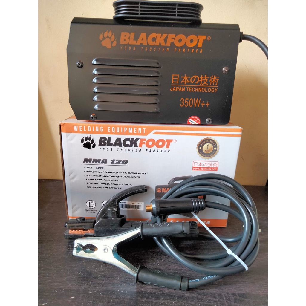 Jual Mesin Las Blackfoot 350 Wattigbt Mma 120 A 120 Ampere Indonesia