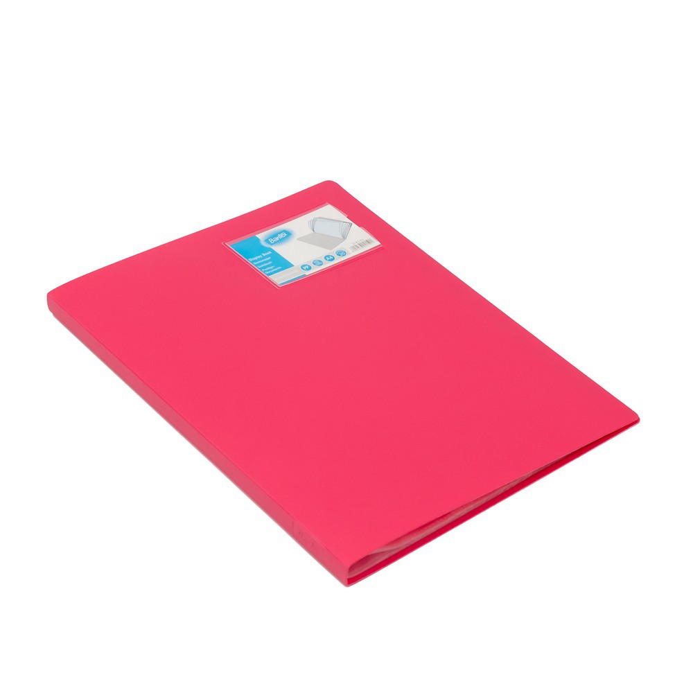 

Bantex Clear Holder Polos A4 20 Lembar Melon Pink