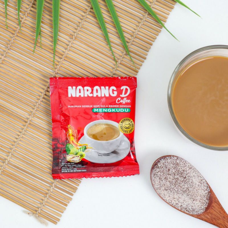 

Kopi Sachet NARANG D COFFEE - Arabika & Robusta Instan dengan Ginseng dan Mengkudu (20 Sachet)