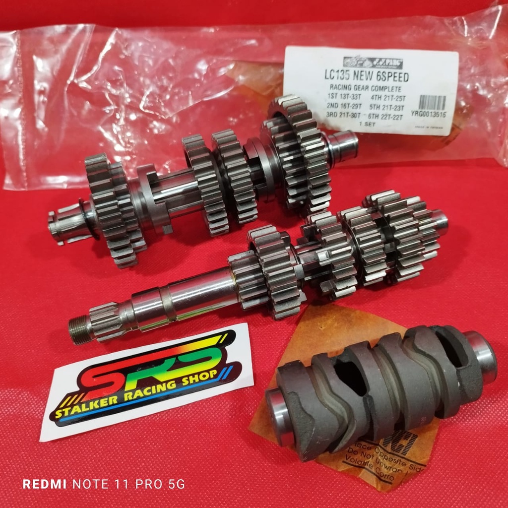 RASIO 6 SPEED MX KING FULLSET GEARBOX 6 SPEED CLOSE RATIO