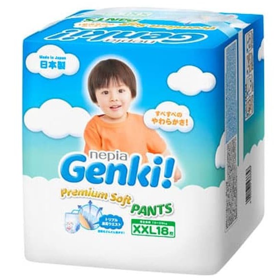Genki Pants XXL18 / Premium Soft Pants Popok Celana