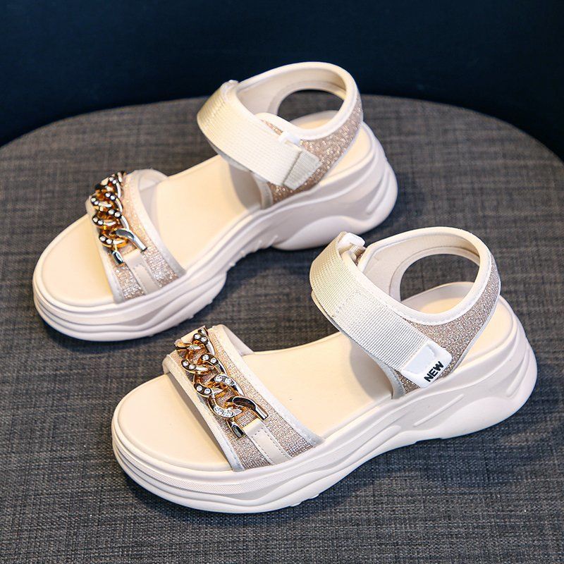 Free Box Sepatu Sandal Wanita NS15108 Sandal Wedges Wanita Sandal Import